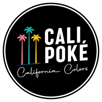 Il logo circolare della nuova pokeria Calipoké