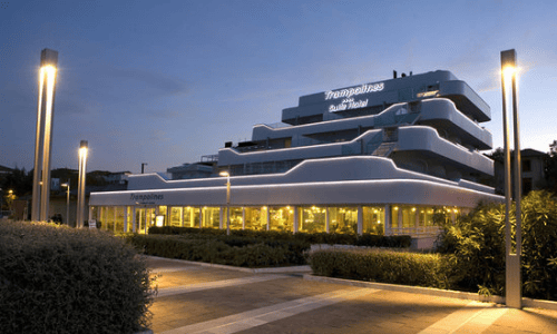 La location a forma di nave del celebre Trampolines Riccione