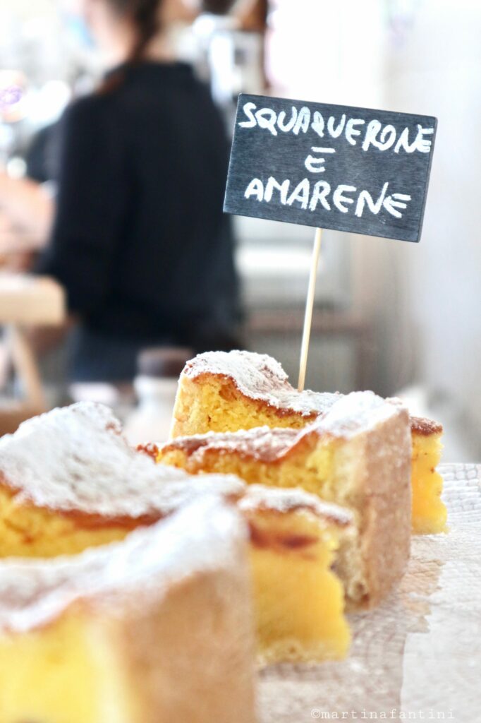 Torta squacquerone e amarene dell'Hotel Little a Riccione