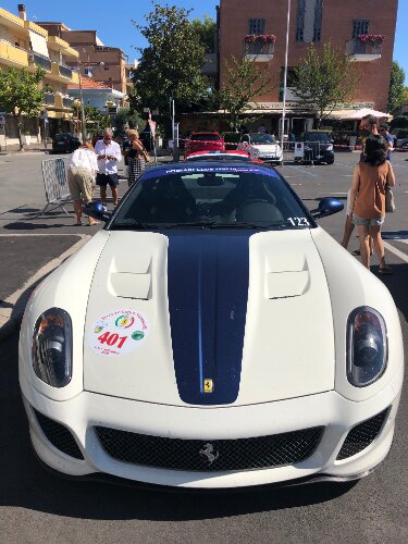 La GTO 599 dopo la gara