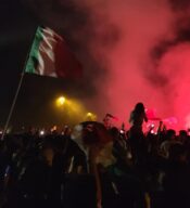 Festa dei tifosi italiani a Riccione per il passaggio in finale di Euro 2020