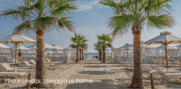 Spiaggia Le Palme a Riccione