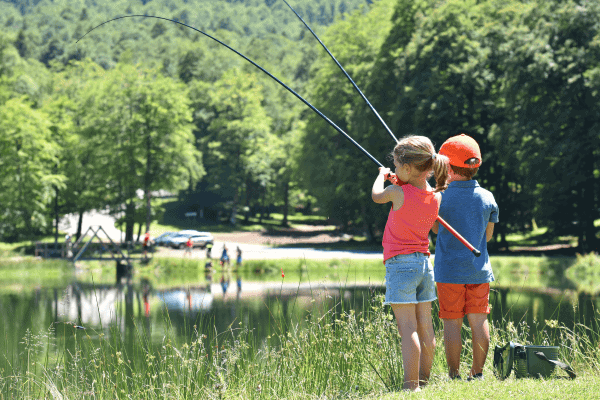 Gara di pesca per bambini a Riccione