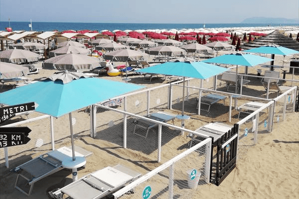 Aree recintate per cani nella spiaggia di Riccione
